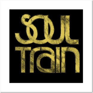 YELLOW SOUL TRAIN Posters and Art
